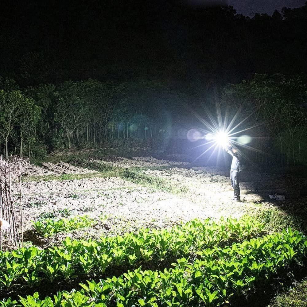 8 in 1 Portable Rechargeable Torch LED Flashlight